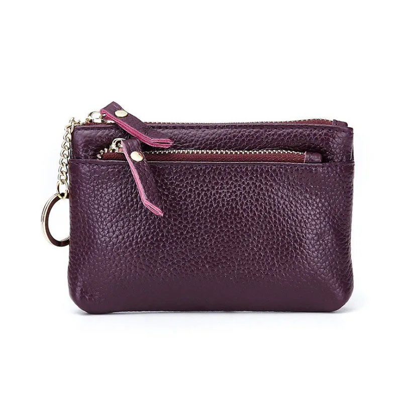 Новое поступление Модный женский кошелек для ключей из натуральной кожи