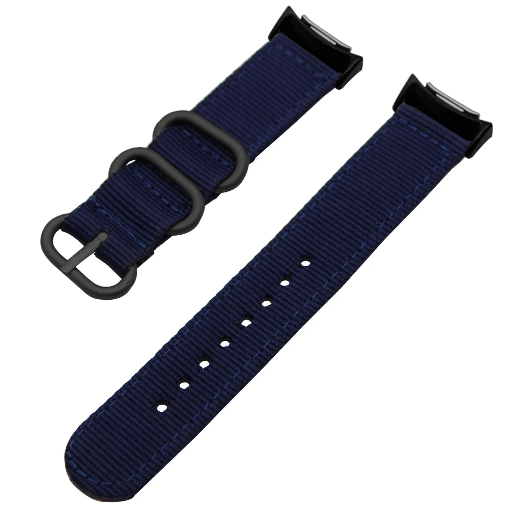 Холщовый нейлоновый ремешок для наручных часов Samsung Gear Fit 2 R360 / Fit2 Pro R365 спортивный