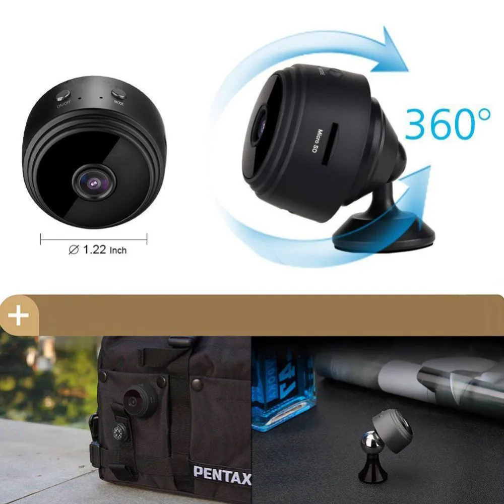 Новая A9 Full HD 1080P беспроводная Wifi камера инфракрасного ночного видения микро IP P2P