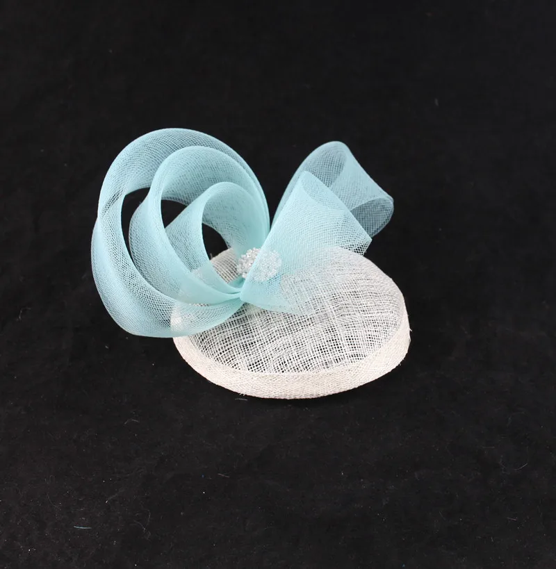 

Elegant Women Bridal Sinamay Fascinator Headwear Event Headpiece Hair Clips Cocktail Wedding Women Hair Accessories OF1575