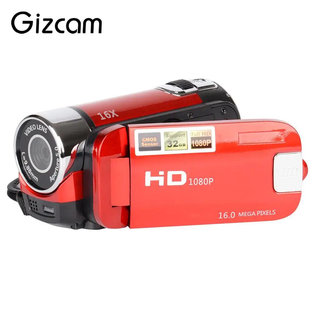 Digital Camcorder 2.7 TFT-LCD Shooting Premium DV Anti Shaking 16MP Video Camera 16X Zoom Photography | Электроника