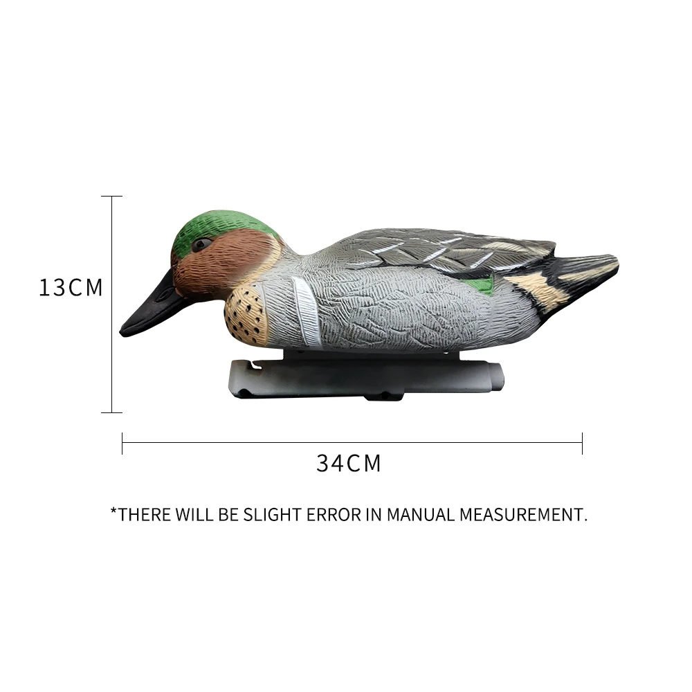 Пластиковые приманки для утиной охоты Реалистичная 3D имитация С килем украшение
