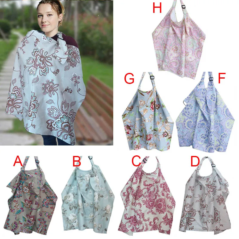 

Breastfeeding Cover Baby Infant Breathable Cotton Nursing Feeding Cover M09
