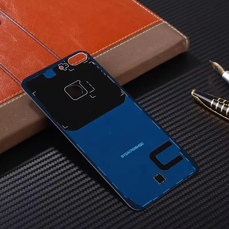 Стеклянная задняя крышка аккумулятора для Huawei honor 9 Lite honor 9 lite задняя крышка корпуса Замена двери для Huawei honor 9 Youth Edition - Цвет: Синий