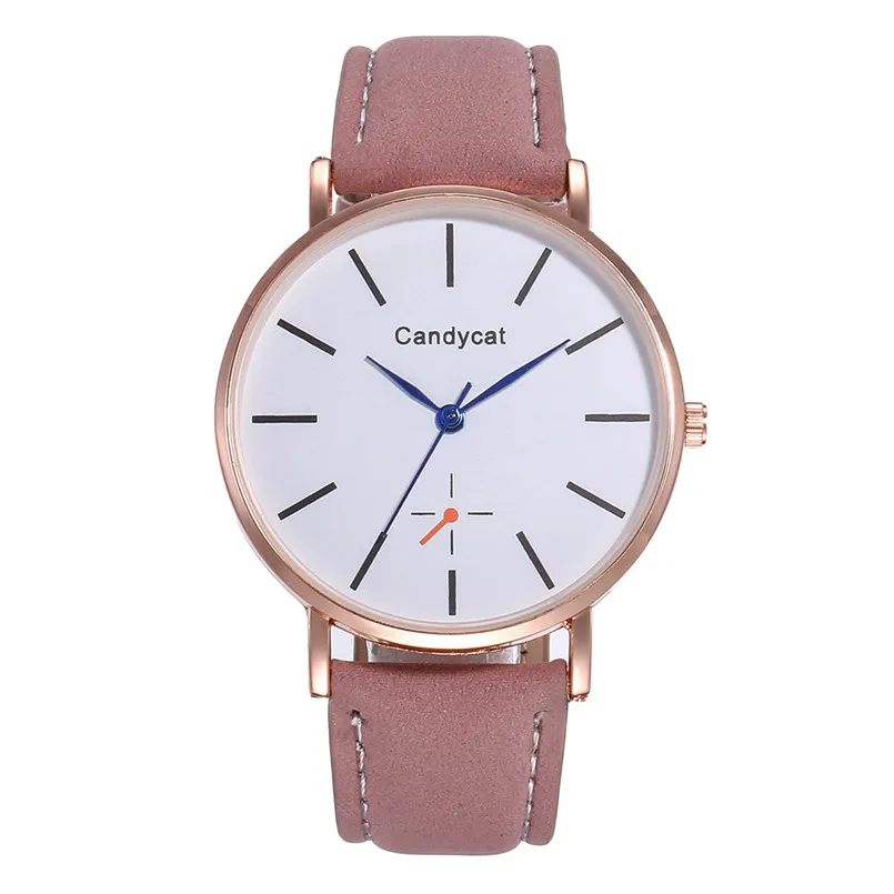 Часы женские кварцевые с кожаным ремешком стильные люксовые Простые