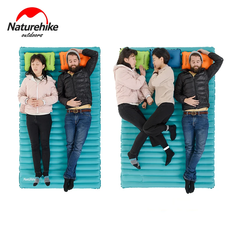 NatureHike надувной матрас для 2 ~ 3 человек 200x120/140x9 5 см большой Размеры Портативный Air