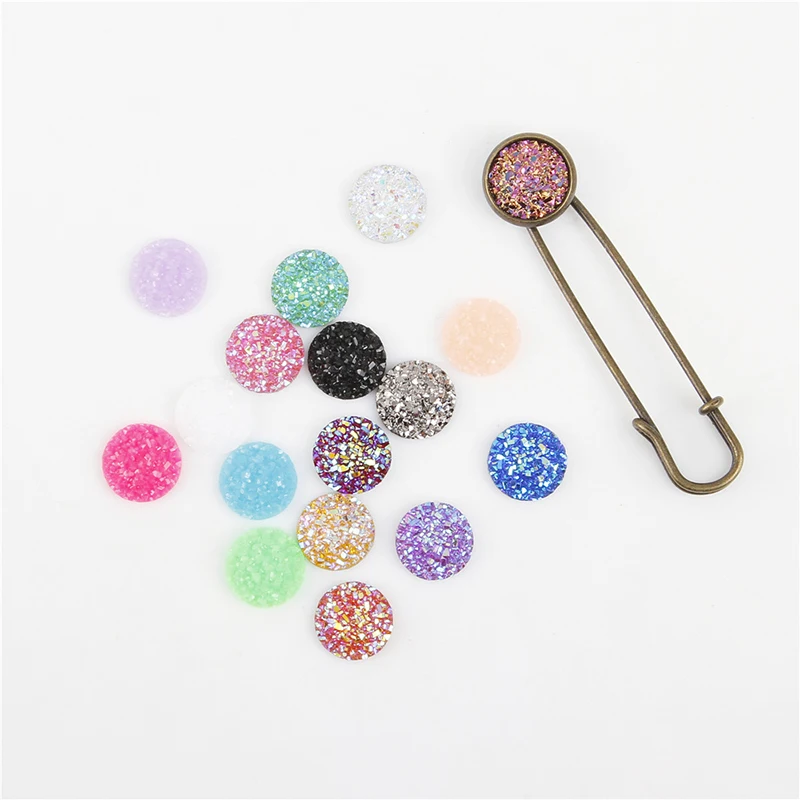 20 шт./упак. Exquesite выпуклая серия натуральных камней с плоской задней стороной