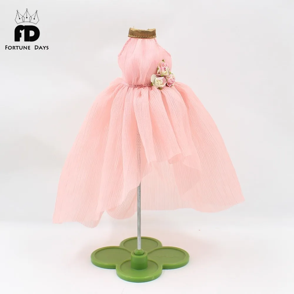 DBS Blyth Кукла Одежда платье розовое церемониальный Халат|dress silver|dresses formaldress styles a line