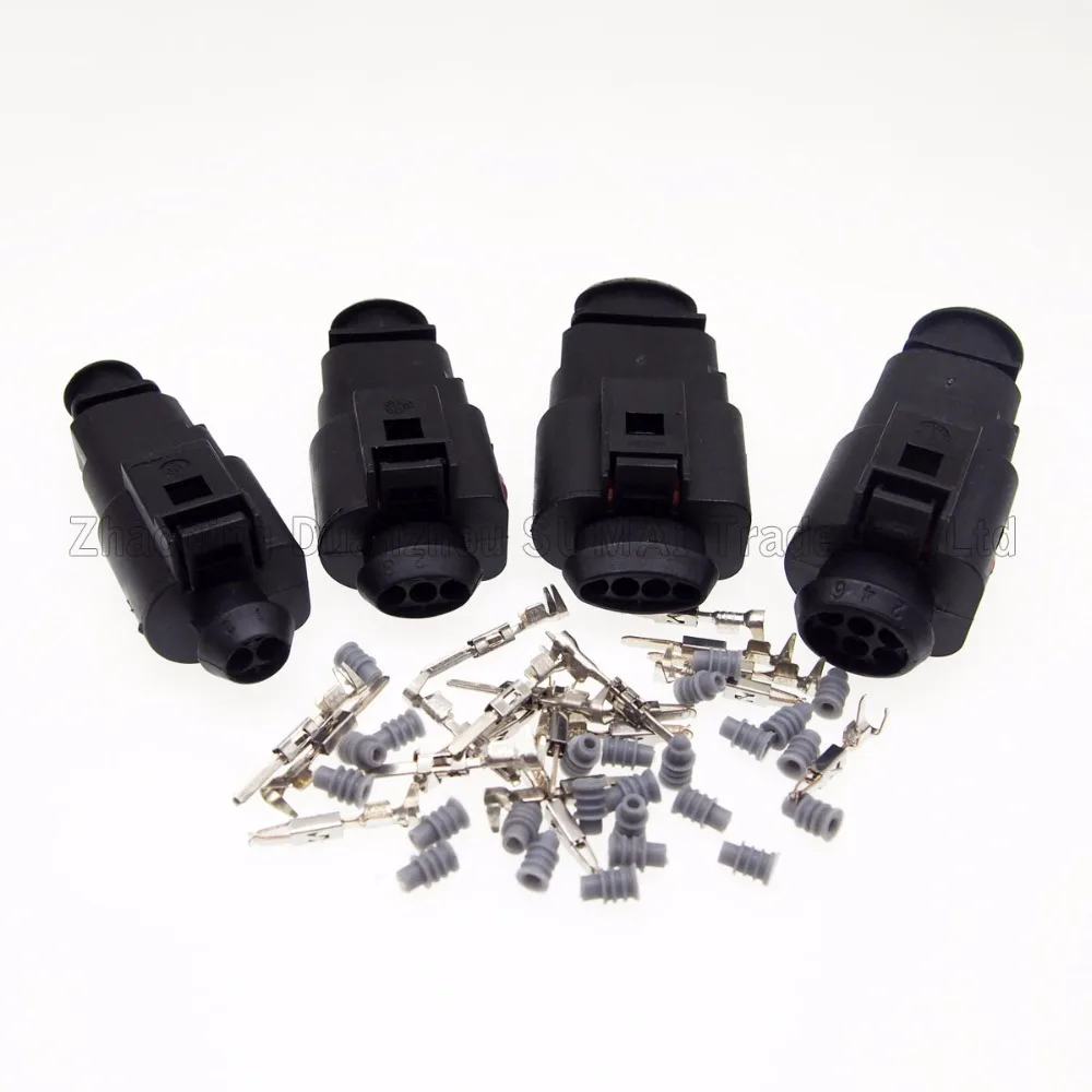Образец 4 комплекта/лот 2/3/4/6 Штекерный и гнездовой разъем датчика температуры 1 5