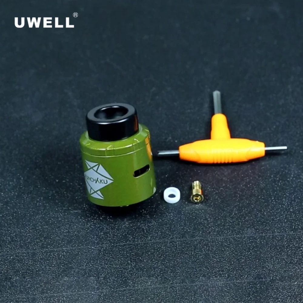 Оригинальный Uwell нунчаку комплект RDA с Vape танк без батареи 18650 Mod электронная