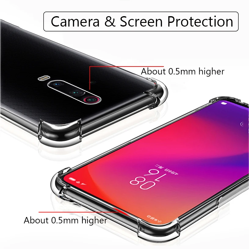 Lainergie чехол для Xiaomi Mi 9T Mi9T Pro Airbag супер Защитная мягкая прозрачная задняя крышка Xiao