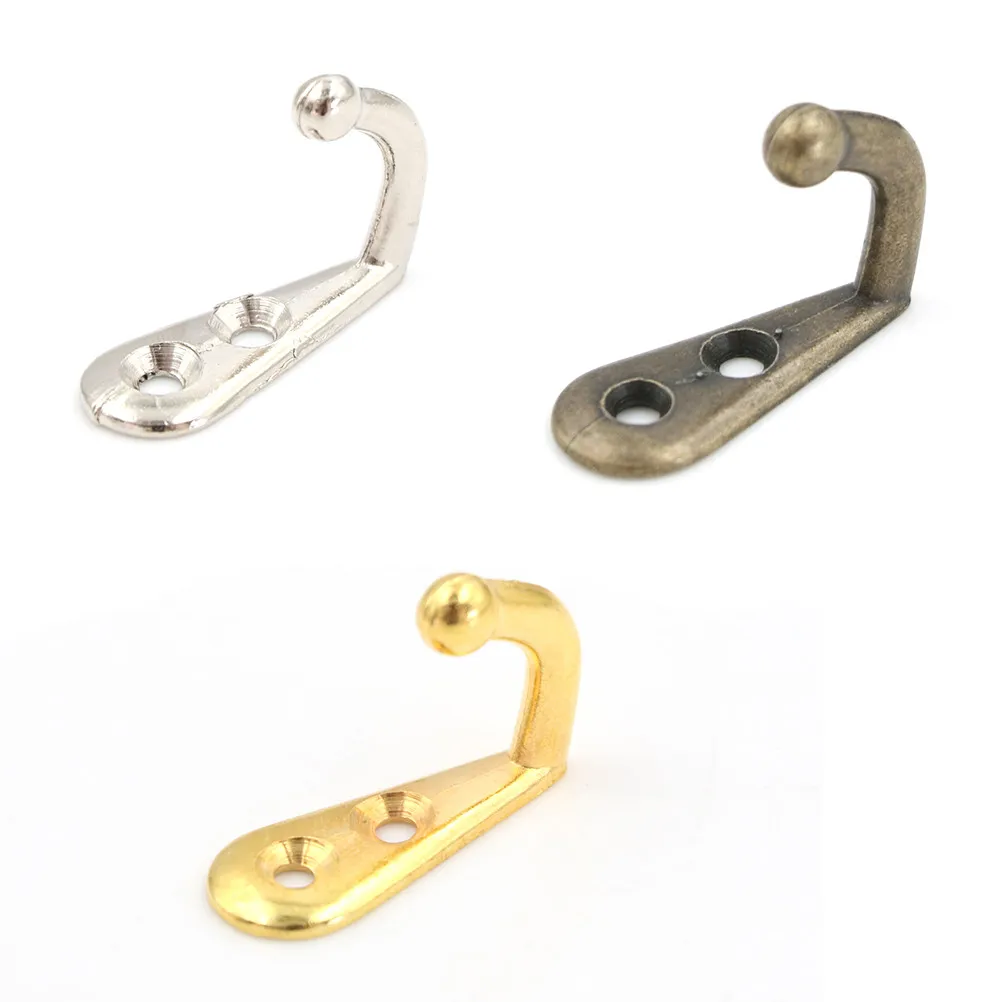 5 шт. антикварные крючки настенная вешалка изогнутая пряжка застежка крючок для