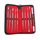 Набор инструментов для резьбы по дереву из нержавеющей стали, стоматологический набор инструментов для резьбы по воску из нержавеющей стали