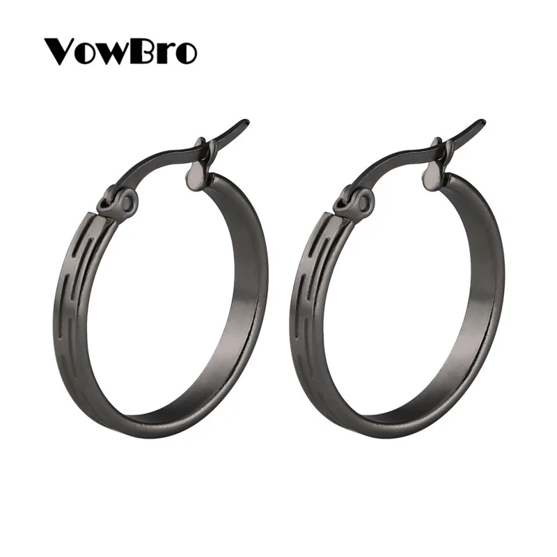 VowBro 2019 новые ювелирные изделия из нержавеющей стали серьги золотого цвета