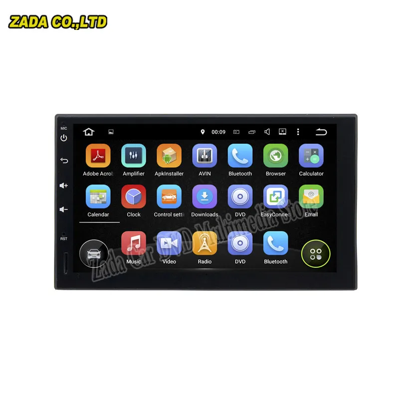 NaviTopia 600*1024 7 дюймов Автомобильный DVD 4 ядра Android 8 1 автомобиля радио gps для
