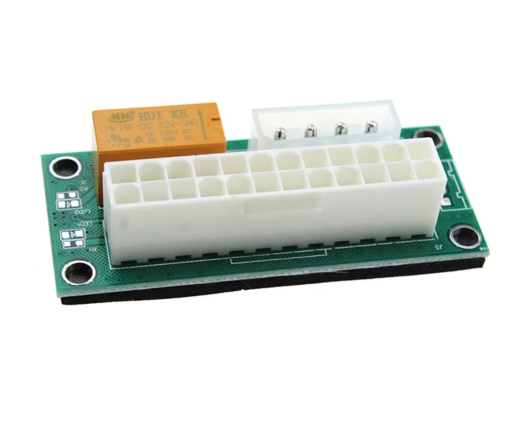 Двойной адаптер питания ATX 24Pin на 4pin/SATA Molex Удлинительный кабель для синхронизации