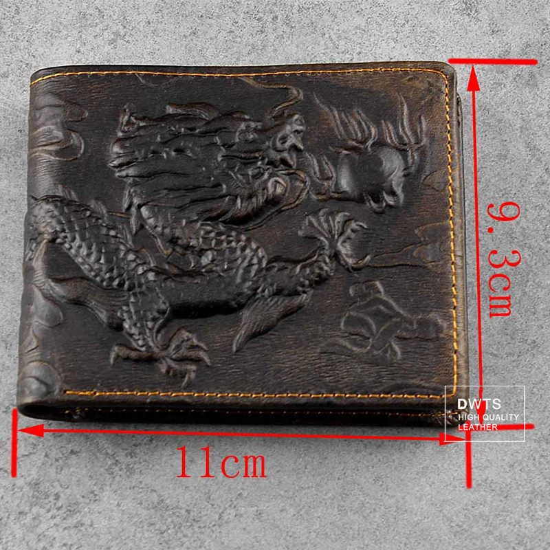 [DWTS100% Для мужчин S Пояса из натуральной кожи кошельки Короткие Двойные кошелек