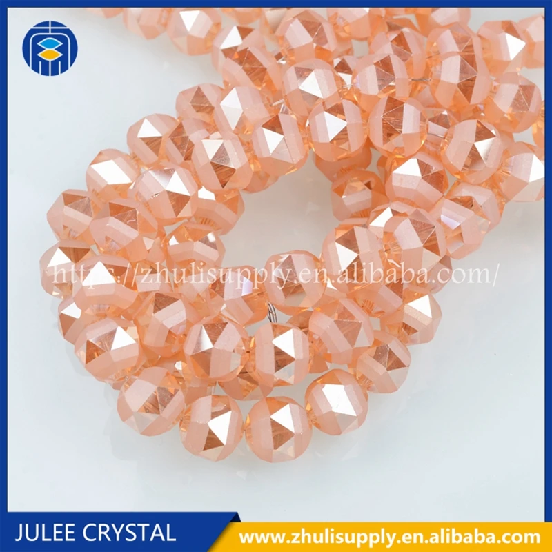 Juleecrystal матовые бусины 8/10/12/14/16 мм Треугольники граненые Стекло бусины
