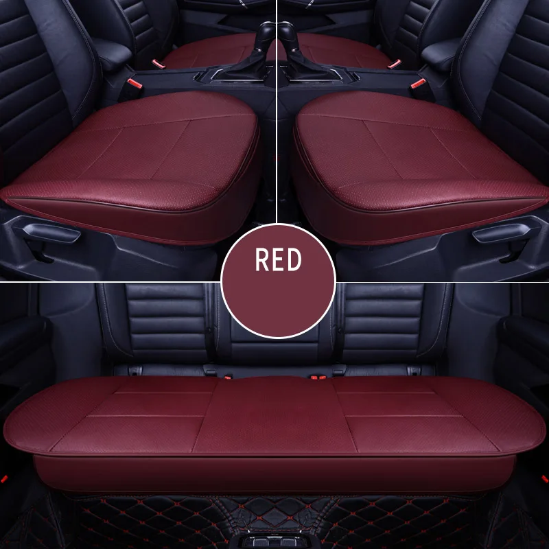 Кожаные автомобильные подушки для сиденья для Volkswagen PASSAT b5, b6, b7, b8 Tiguan Polo SANTANA Гран Lavida CROSS Lamando автомобильные аксессуары - Название цвета: Version B