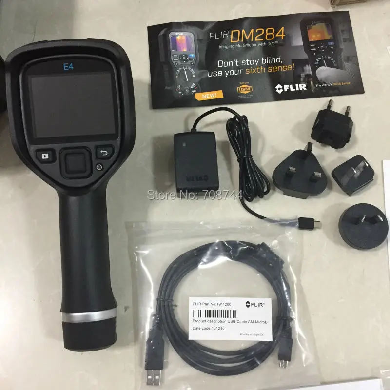 3 дюймовый ЖК дисплей Дисплей термографии Камера с MSX Технология FLIR E4