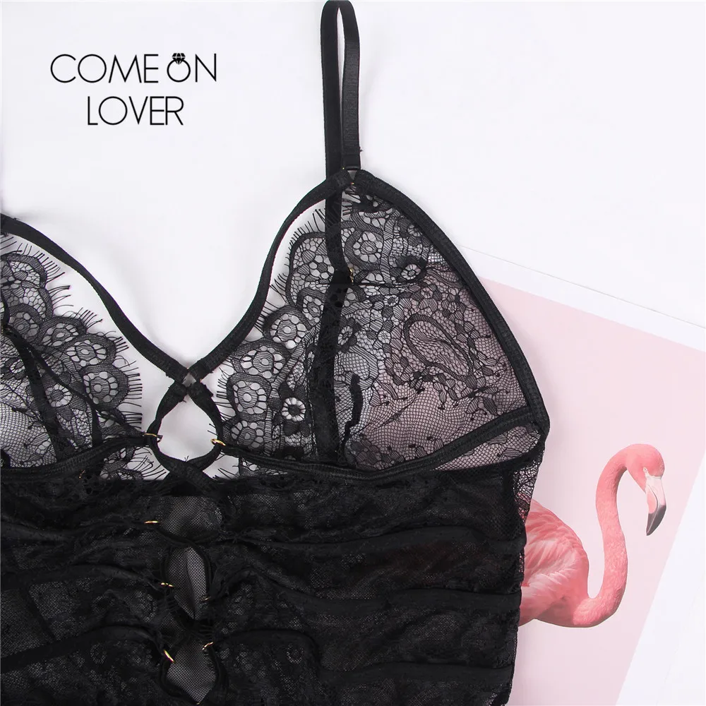 Comeonlover открытая спина халтер чарующие боди многоцветный Летняя мода v образным