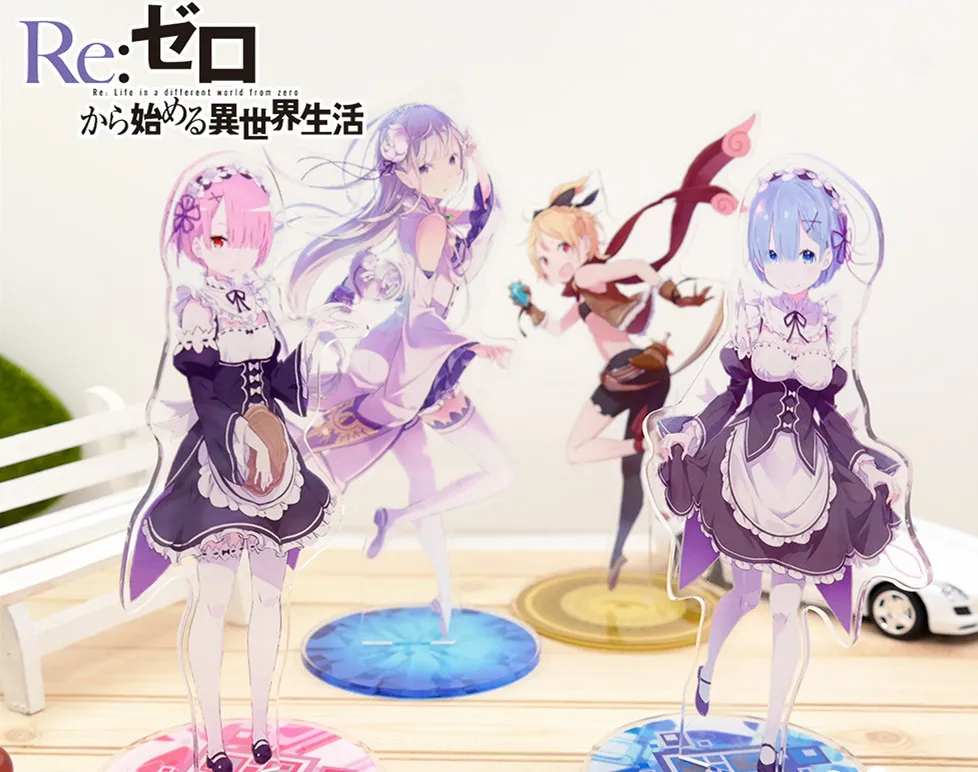 Повторно Нуля Начать Жизнь в Другом Мире Эмилия Ram Бэр Акриловые Рисунок