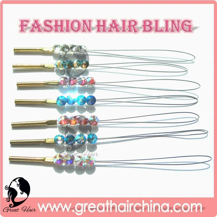 Наращивание волос аксессуары мода волосы ювелирные изделия 80 упак. 8 яркие цвета