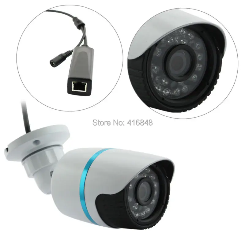 1/4 &quotHI3518C + OV9712 CMOS HD 720P Мегапиксельная ip камера PoE Power Over Ethernet IR 3 6 мм объектив Bullet IP