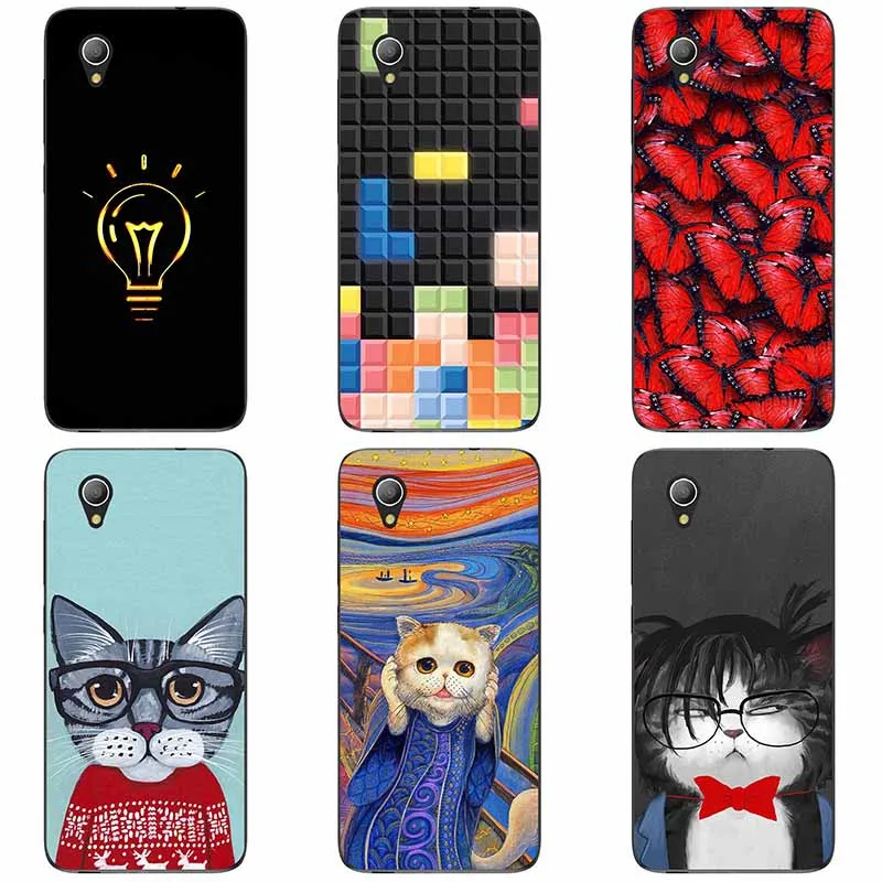 For Alcatel 1 5033D Case Soft Silicone Back Cover Painting Abstract TPU Coque Cases Patterned Shell |