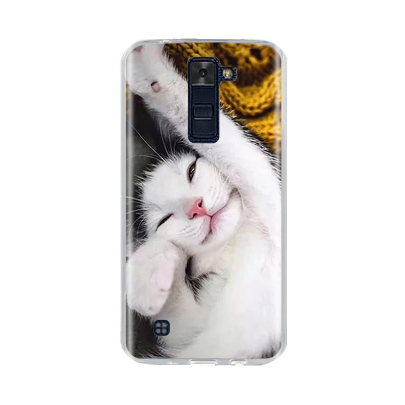 NO.34 Для LG K7 K8 Lte чехол задняя крышка чехол для телефона из мягкого силикона ТПУ с рисунком Fundas Coque для LG k7 K8 телефон чехол s 3D с милыми животными для LG K10 пакета(ов - Цвет: NO.34