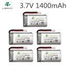 Новая версия 5 шт 3,7 V 1400 mAh литий-полимерный Батарея для SYMA X5SW X5SC X5 X5C Аккумулятор для беспилотника 3,7 V 1400 mah литиево-полимерная