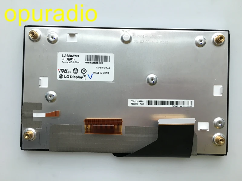 Оригинальный 8-дюймовый ЖК-дисплей с сенсорным экраном женский LA080WV3-(SD)(01) LA080WV3 SD 01