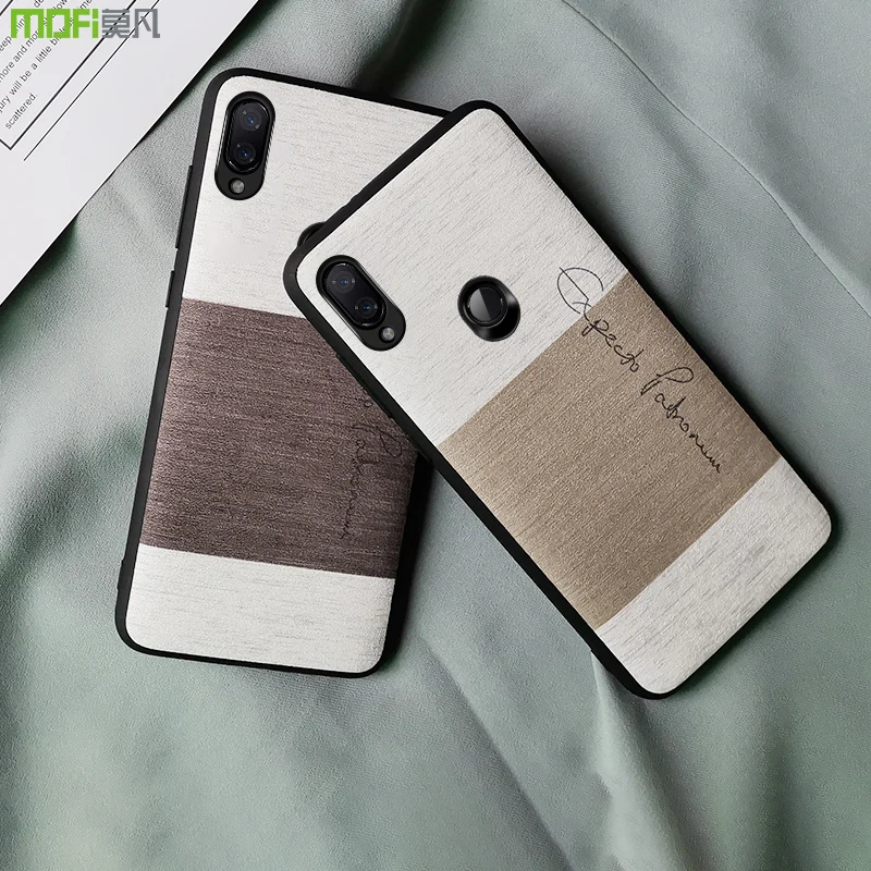 Для xiaomi redmi note 7 global чехол нескользящий Мягкий сенсорный чехол MOFi Оригинальная защитная задняя крышка redmi note 7 pro тканевый чехол s