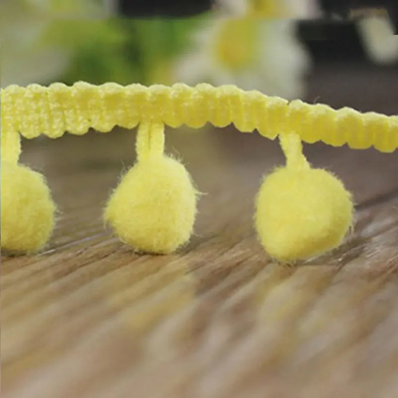 Yellow Новые 20 ярдов/pc шарики лямки для сумок/одежды/обуви домашний текстиль DIY Швейные принадлежности 5 цветов - Цвет: Yellow