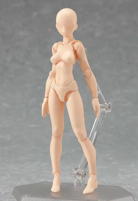 Горячая DIY цифры человек женской кожи Цвет Рисунок Аниме рис Figma архетип кукла 13