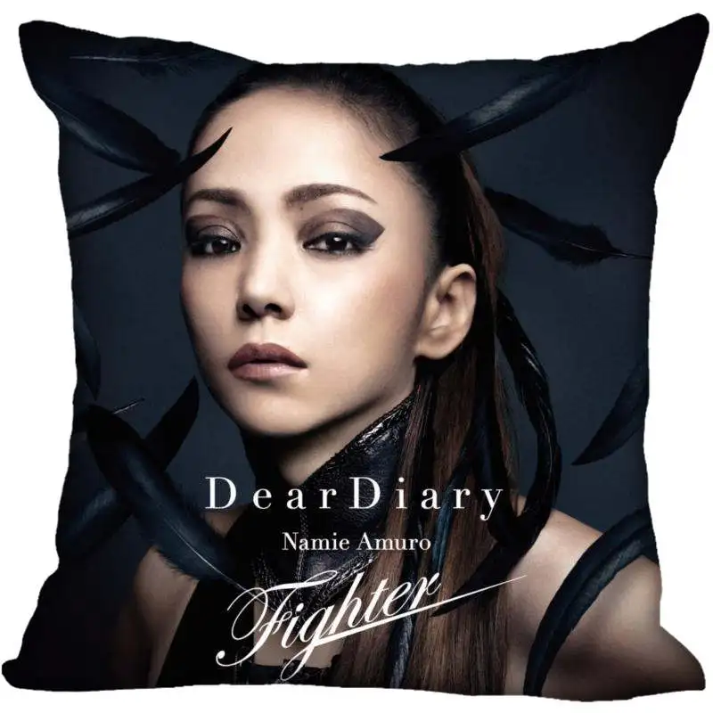 Заказная наволочка Namie Amuro квадратная на заказ Чехол для подушки на молнии 40x40,45x45 см(с одной стороны - Цвет: Pillowcase 11