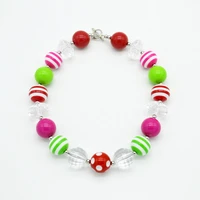 chunky collar 2020 new bubblegum necklace kids 20mm acrylic vintage jewelry girls chunky collar accessories