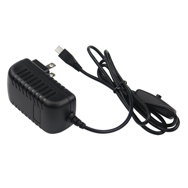 5 в 3 А для Raspberry Pi B + блок питания Micro USB адаптер переменного тока с переключателем