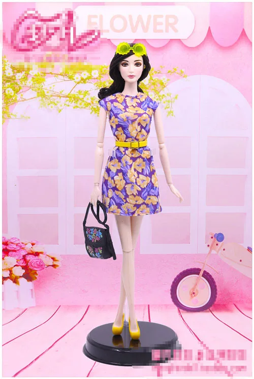 u a dress only Кукла красивое платье новые стили Новая мода для куклы BB 1:6 BBI889 - Цвет: u a dress only