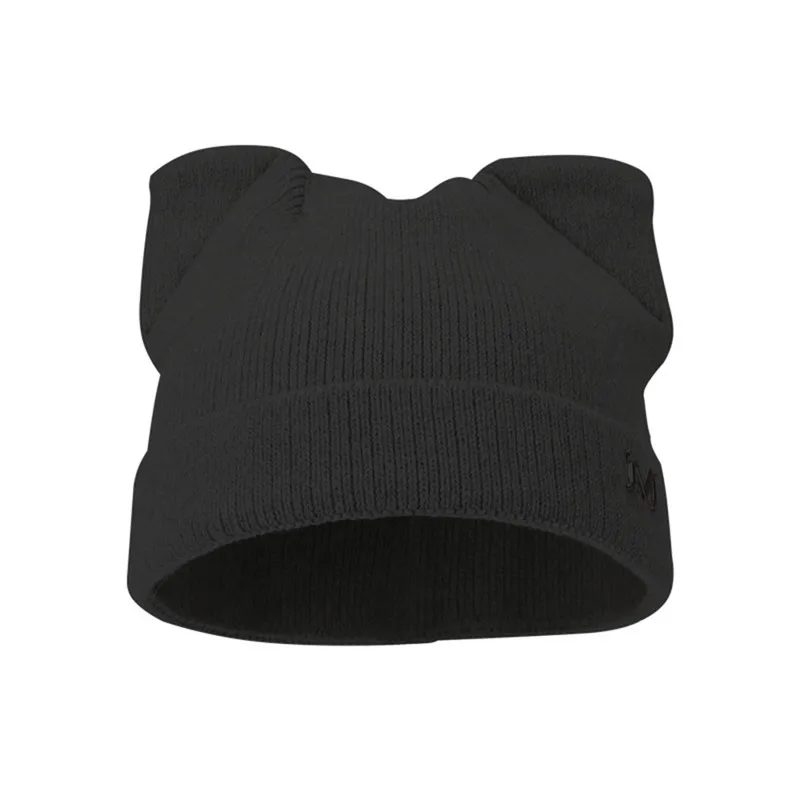 2018 New Pom Poms Winter Hat for Women Fashion Solid Warm Hats Knitted Beanies Cap Brand Thick Female Wholesale | Аксессуары для