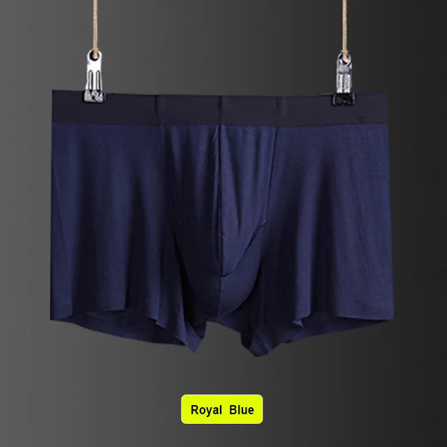 D Royal Blue Сексуальный для Гея мужские боксеры нижнее бельё Homme Для мужчин шорты-боксеры боксеры Для мужчин модал Cueca Masulina мужские трусы с u-образной выпуклостью спереди, Размеры L-XXXL - Цвет: D Royal Blue