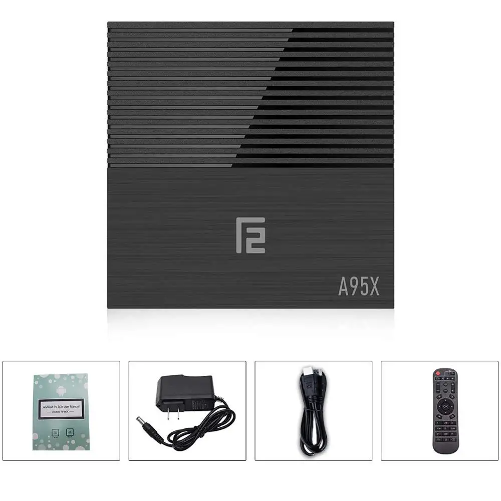 ТВ приставка A95X F2 Android 9 0 Amlogic S905X2 4K Smart TV 4 ГБ 64 ГБ|ТВ-приставки и медиаплееры| |