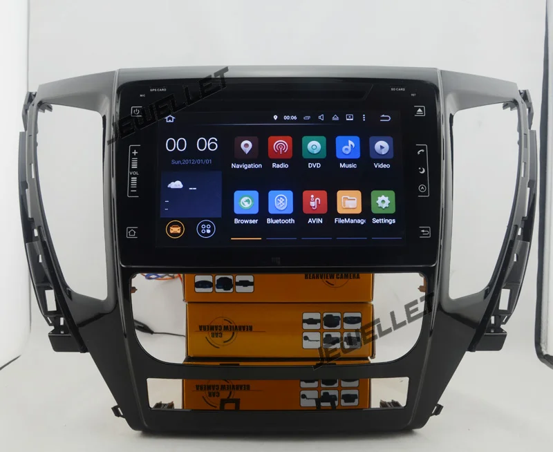 Восьмиядерный Android 10 автомобильный DVD GPS Радио Навигация для Mitsubishi Pajero Sport Montero 2016