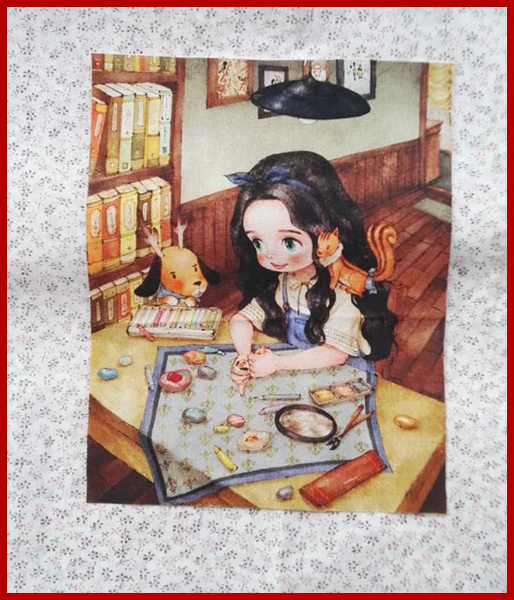 Горячая продажа 19*24 см рукоделие ткань тканевые салфетки трикотажные для шитья