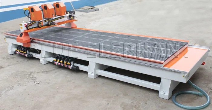 Деревообрабатывающий станок с ЧПУ Jinan несколькими головками и японским