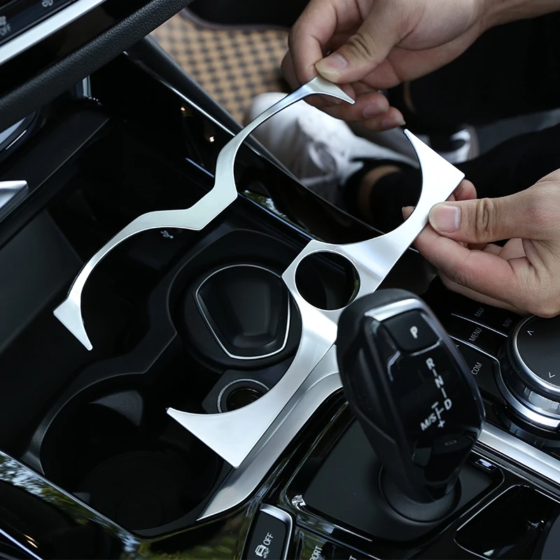 1 шт. ABS Матовый хром подстаканник декоративная рамка отделка Аксессуары для BMW X3
