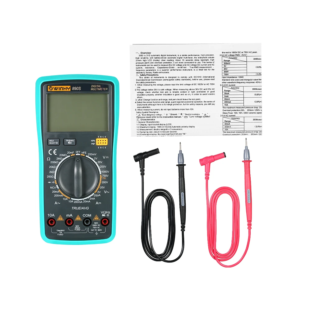 Цифровой измеритель напряжения постоянного/переменного тока