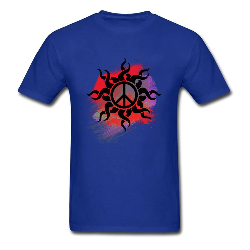 Графический знак мира с рисунком дизайнерская футболка круглым воротником