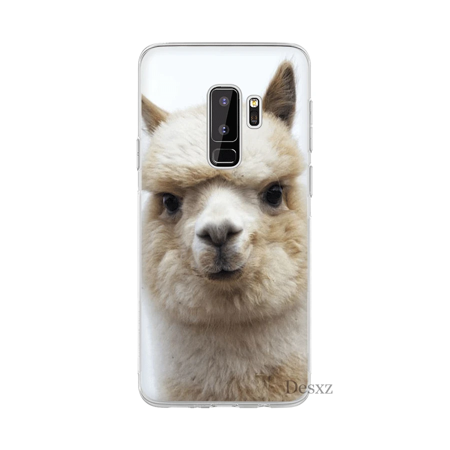 Милый чехол Desxz из альпаки для Samsung Galaxy A3 A5 A6 A7 A8 A9 A10 A30 A40 A50 A70 защитный
