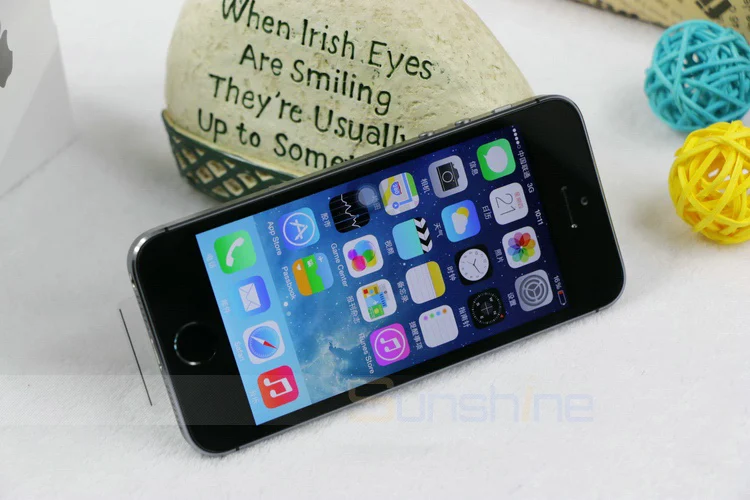Apple iPhone 5S Оригинальные Сотовые телефоны двухъядерный 4 "ips б/у телефон 8MP 1080 P